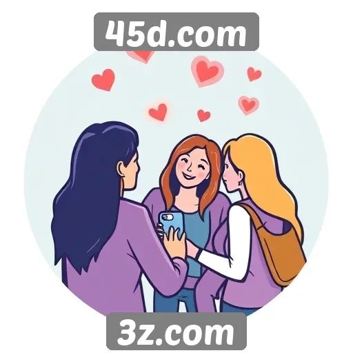 Exploração das funcionalidades sociais do site 45d.com